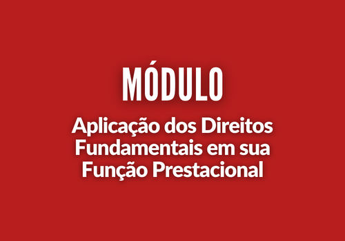 23-E2 - Aplicação dos Direitos Fundamentais em sua Função Prestacional